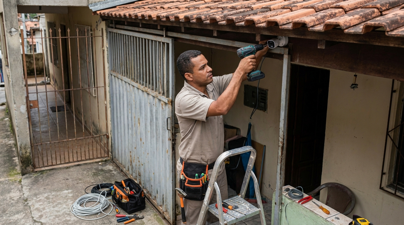 Instalação de Câmera Residencial em Jaboatão dos Guararapes‑PE